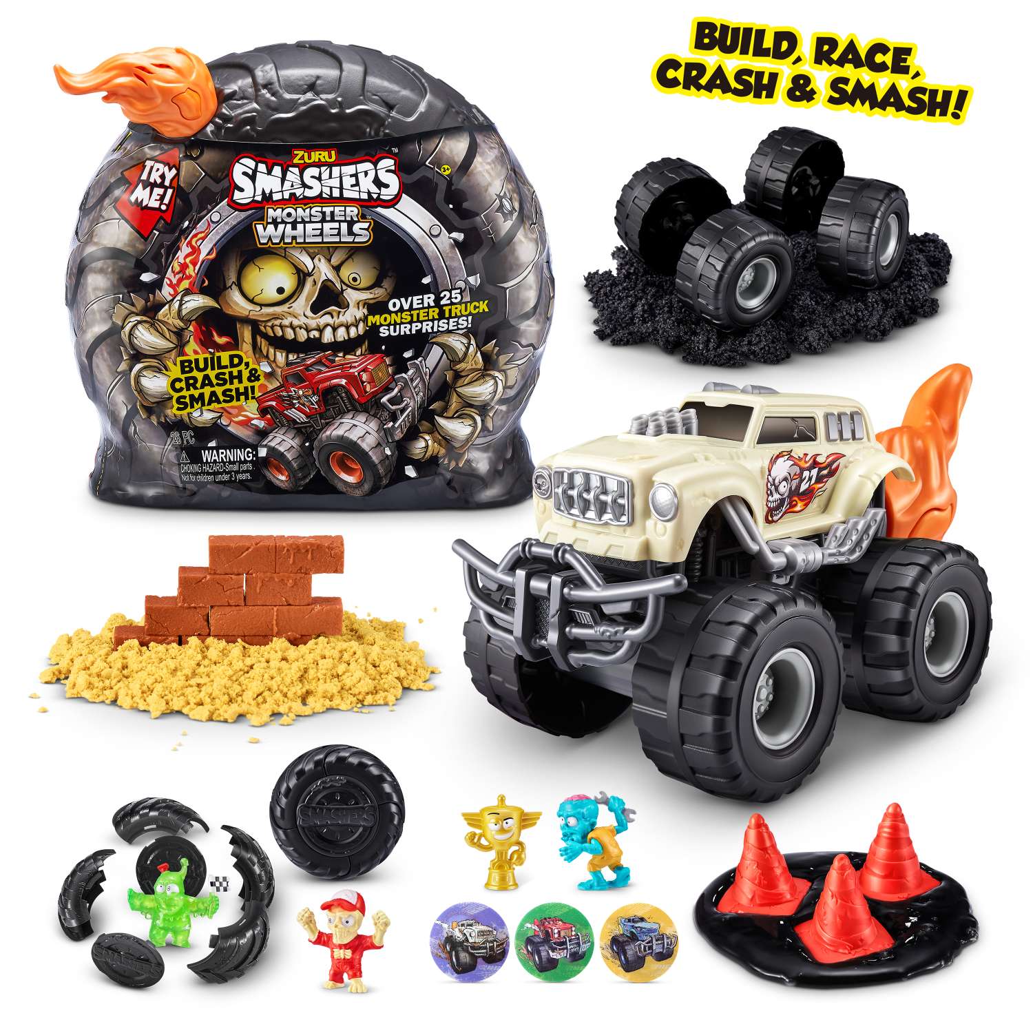 Набор игровой Smashers Monster Truck в непрозрачной упаковке (Сюрприз) 74103 74103 - фото 26