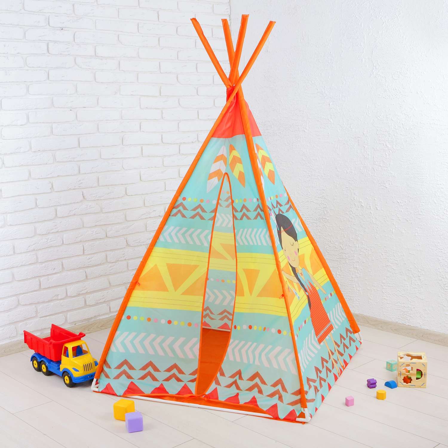 Палатка детская игровая Sima-Land В гостях у индейцев - фото 1
