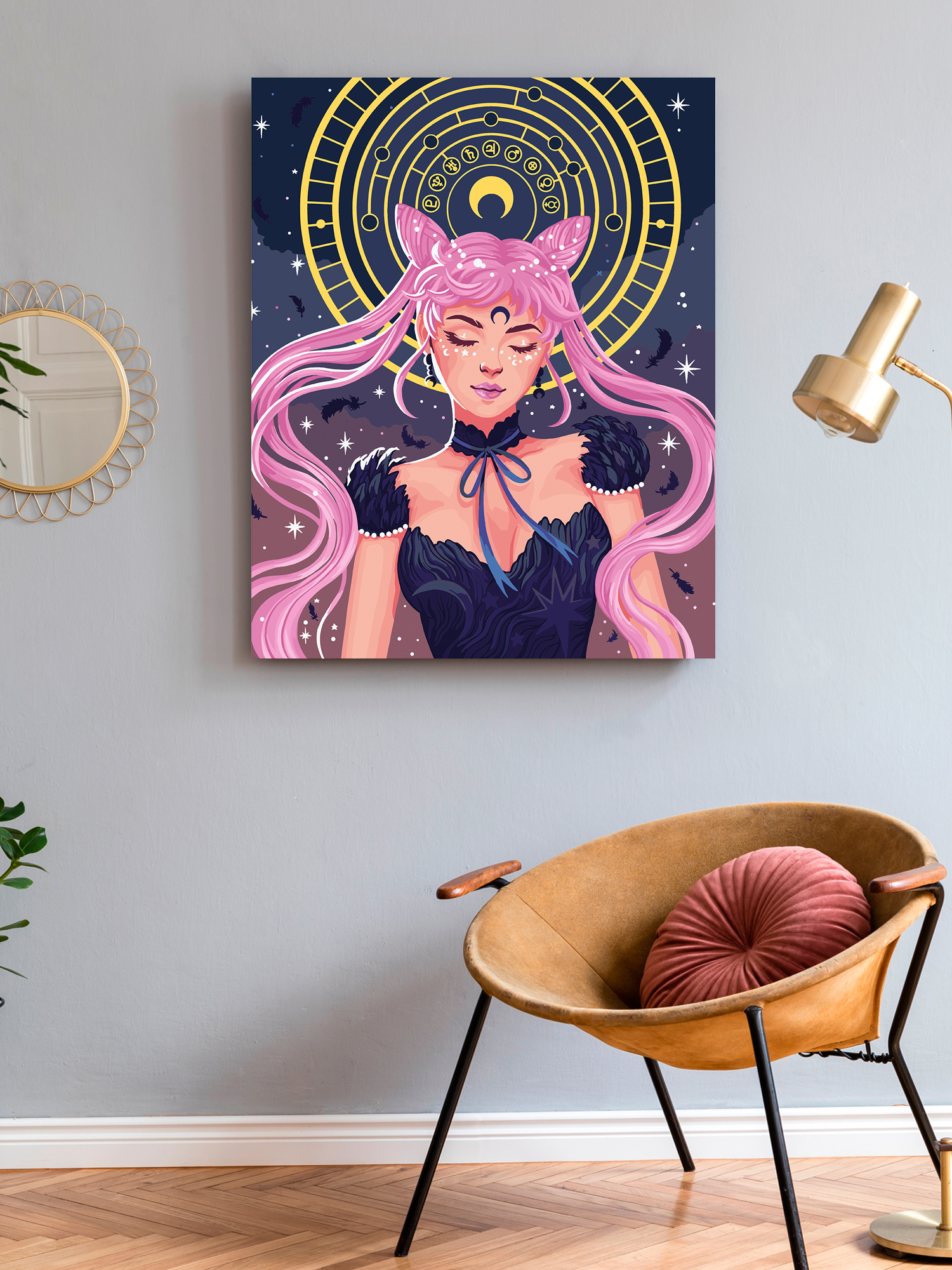 Картина по номерам Art on Canvas Сейлор Мун холст на подрамнике 40*50 аниме - фото 3