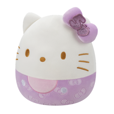 Игрушка мягкая Squishmallows Сиреневая китти