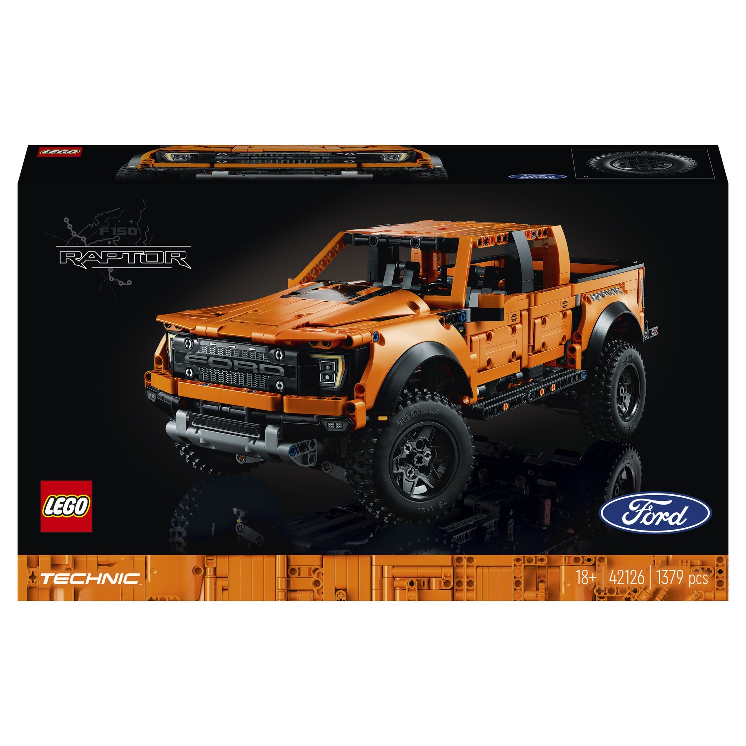 Конструктор LEGO Technic Ford F-150 Raptor 42126 купить по цене 13999 ₽ в  интернет-магазине Детский мир