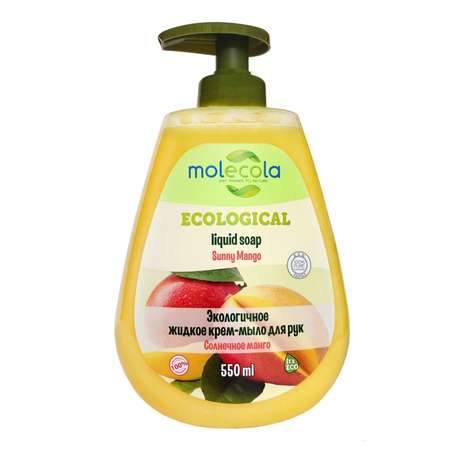 Крем-мыло для рук Molecola Солнечное Манго экологичное 500 мл