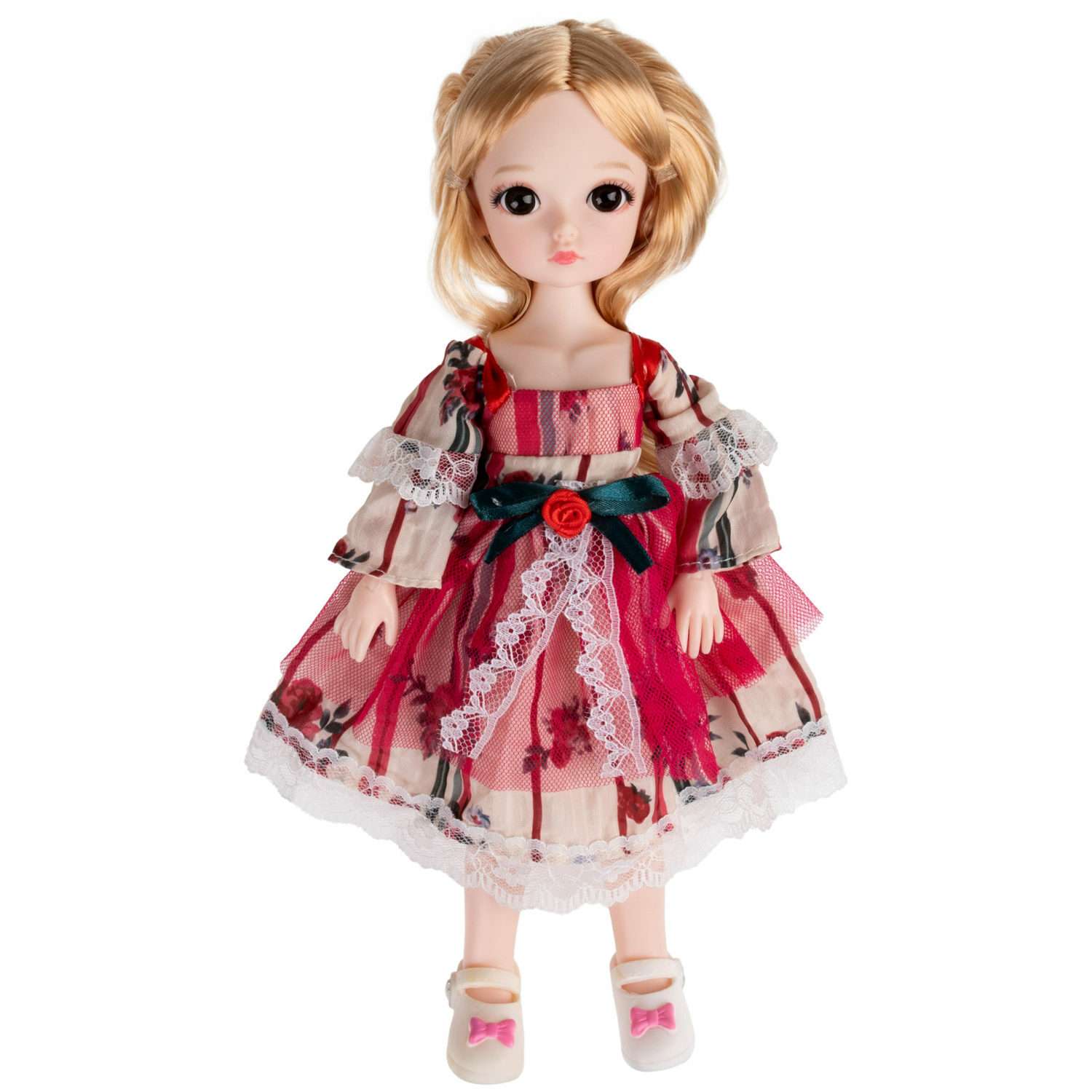 Кукла шарнирная 30 см 1TOY Alisa Kawaii с длинными волосами блондинка БЖД bjd аниме экшн фигурка игрушки для девочек Т24342 - фото 1