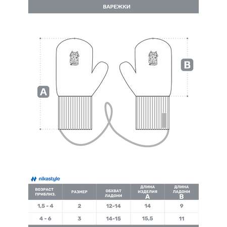 Варежки NIKASTYLE