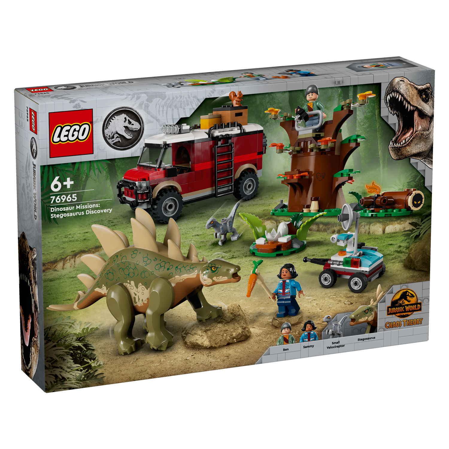 Конструктор LEGO Jurassic world Миссии динозавров: открытие стегозавра 76965 - фото 3