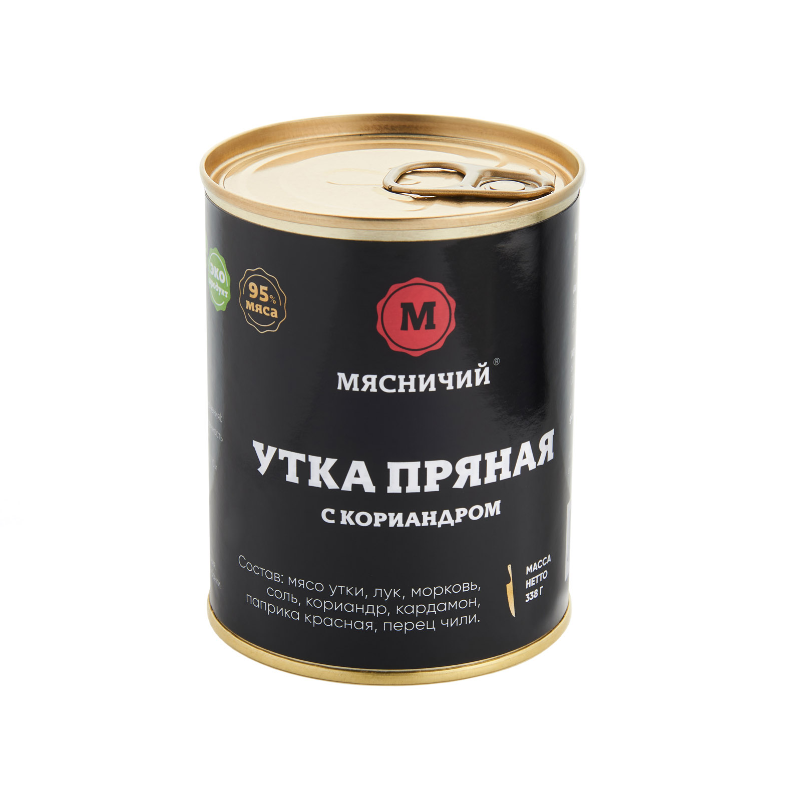 Мясные консервы Мясничий Утка пряная с кориандром Премиум - фото 1