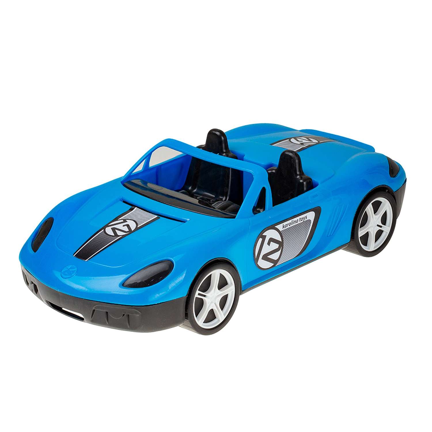Машинка Karolina toys Кабриолет пластмассовая синяя 40-0034/синий - фото 1
