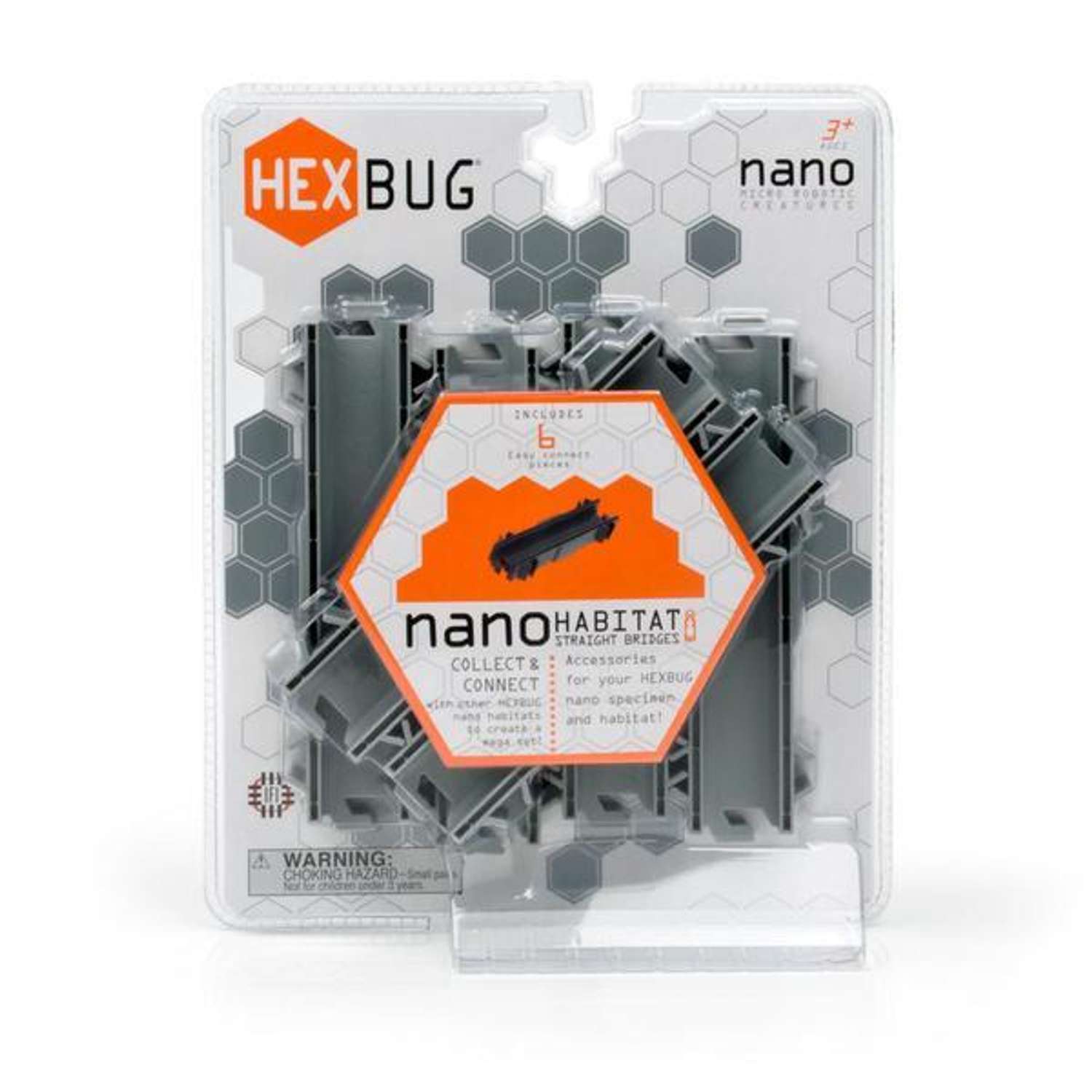 Набор для нанодрома Hexbug Nano Straight Track (6 прямых элементов) 477-1442 - фото 2