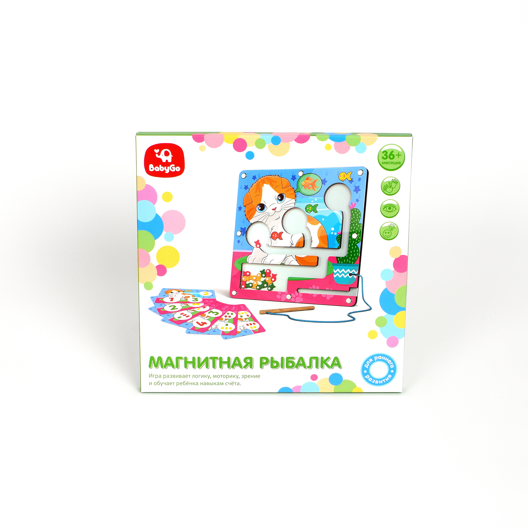 Набор игровой Baby Go Магнитная рыбалка Кот-Счетовод 25257