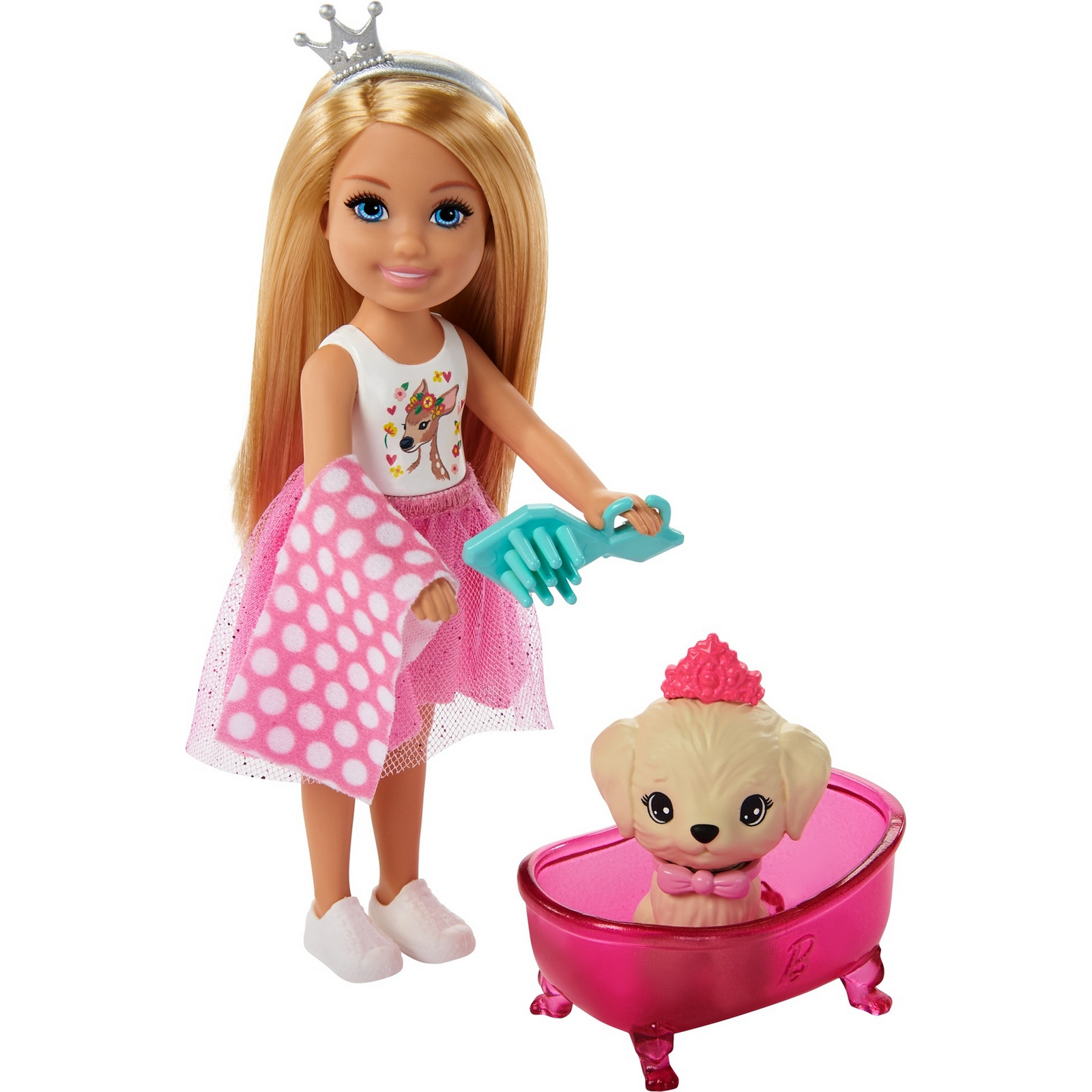 Набор игровой Barbie Семья Приключения принцессы Челси 1 GML73 GML72 - фото 4