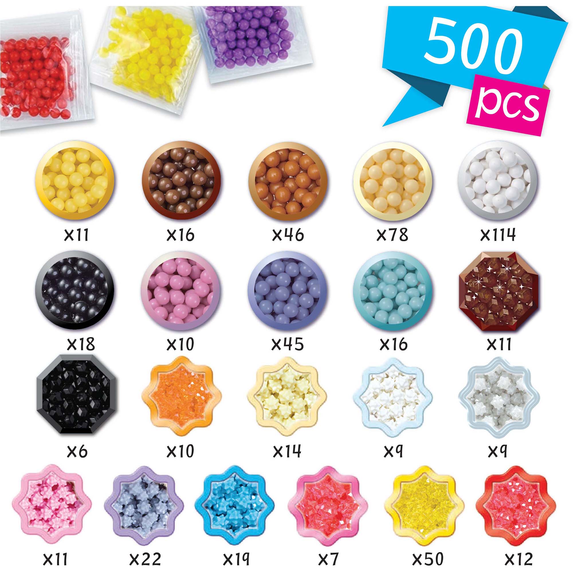 Набор Aquabeads Мини-студия Зверюшки 35067 - фото 11