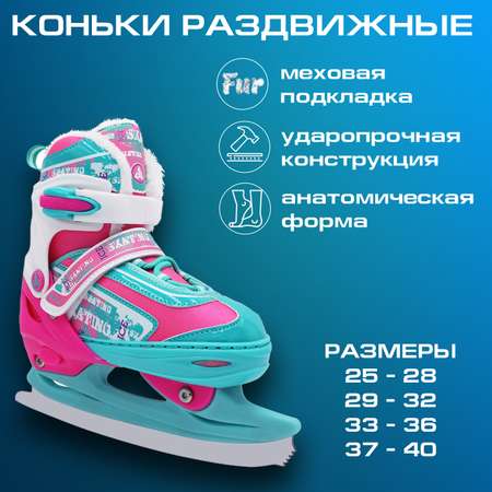 Коньки Alpha Caprice Раздвижные L 37-40