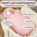 Конверт на выписку Чудо-Чадо теплый флисовый «Chicky» розовый