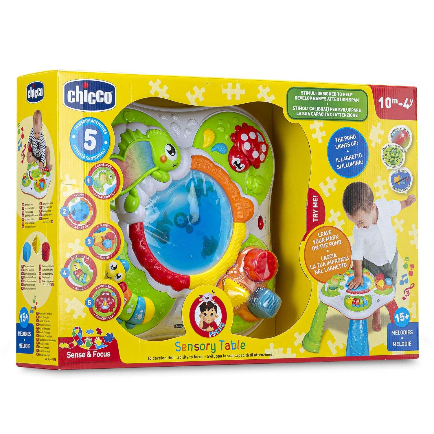 Игрушка Chicco развивающий центр столик открытий 10м+