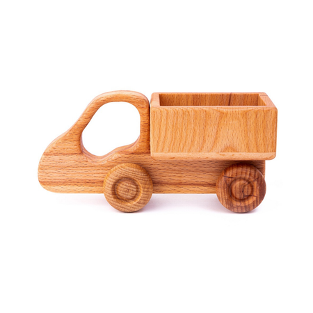 Машинка-каталка Mag Wood Грузовичок деревянный для детей с 6 месяцев