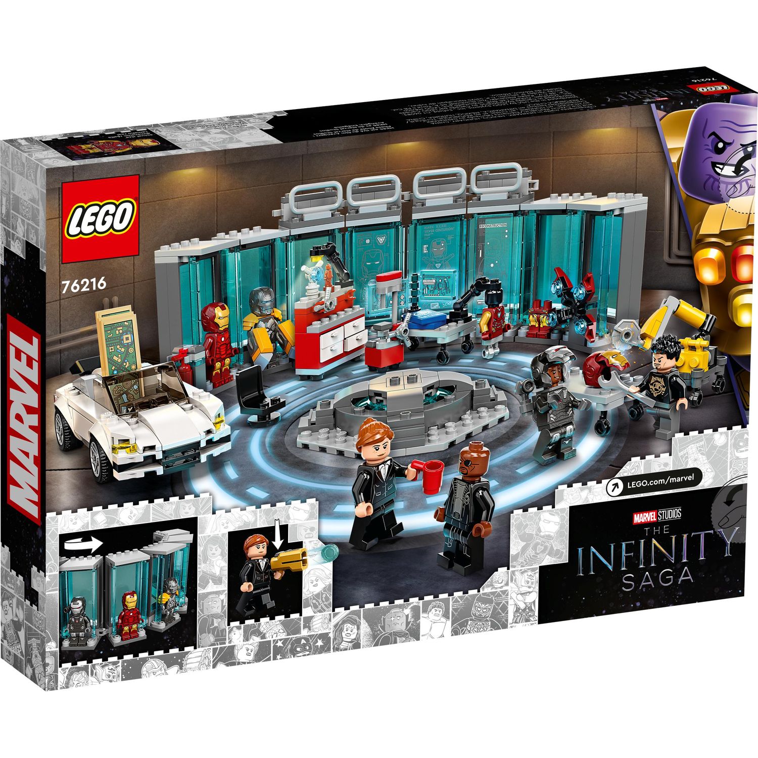 Iron man armory lego sale