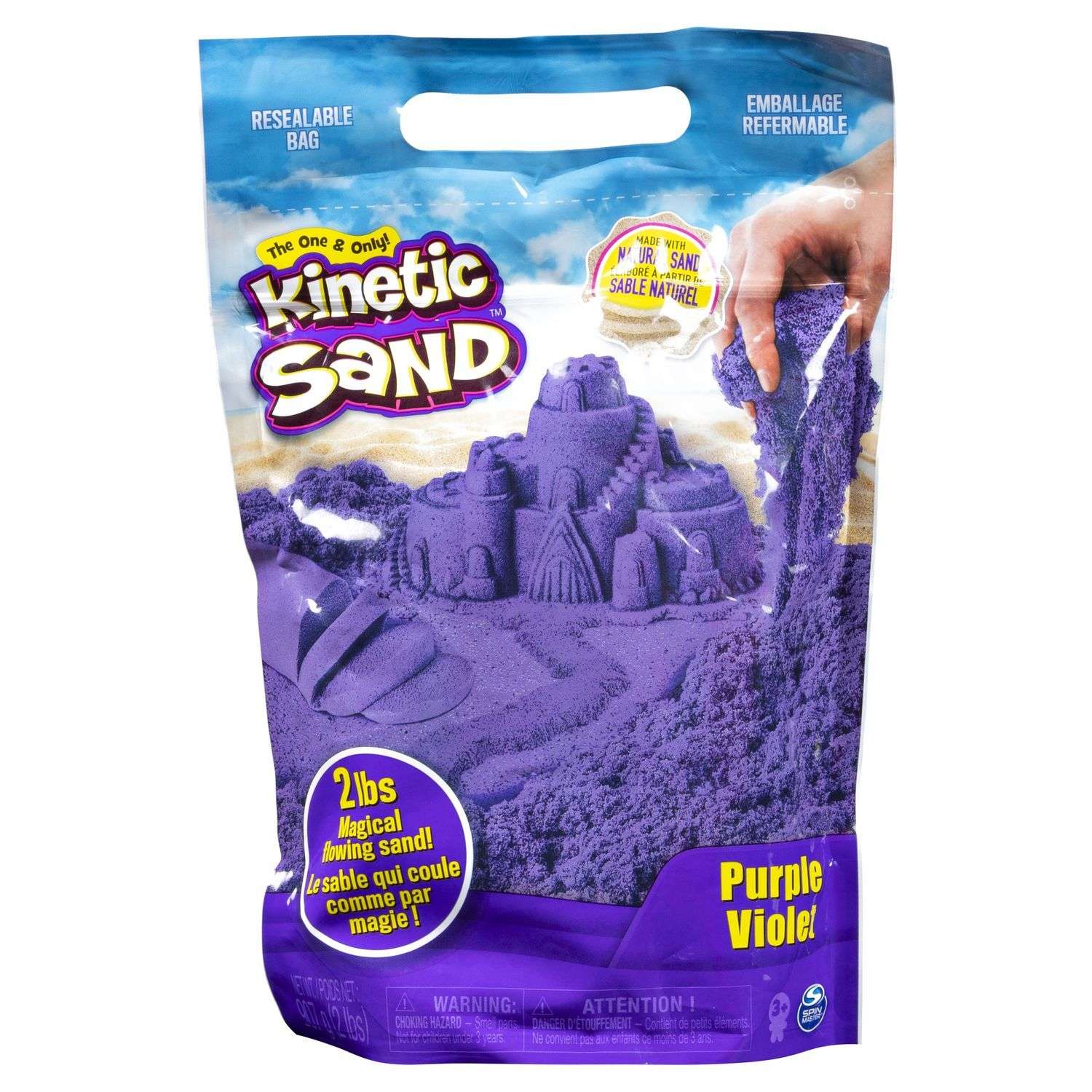Песок кинетический Kinetic Sand 907г Фиолетовый 6047184 - фото 1