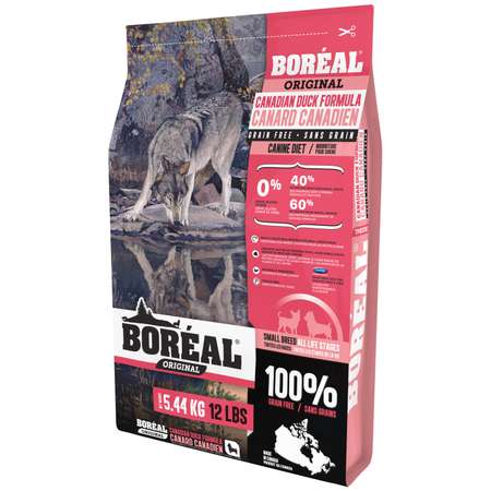 Корм для собак Boreal Original мелких пород с уткой 5.44кг