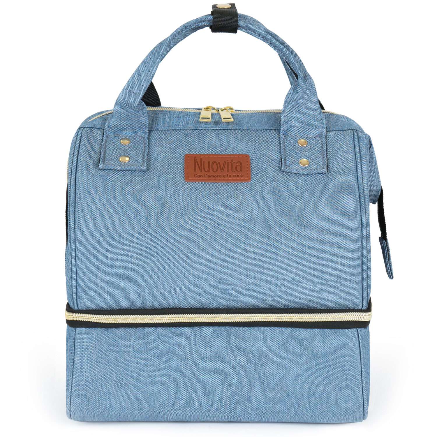 Рюкзак для мамы Nuovita CAPCAP mini Голубой - фото 8