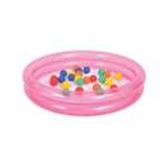 Надувной бассейн Jilong Детский гры с шариками 90х20 см мячи 2 кольца розовый