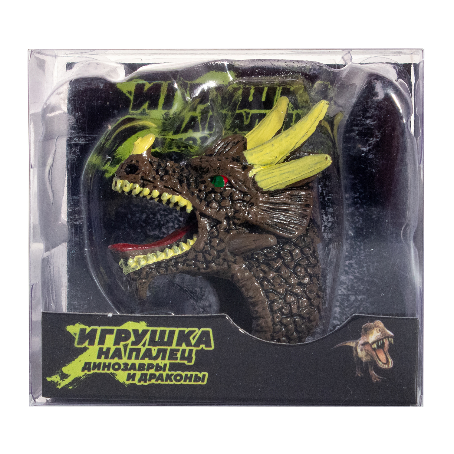 Игрушка на палец KiddiePlay Динозавры и драконы в ассортименте 8915 - фото 11