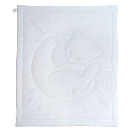 Одеяло BelPol цвет белый наполнитель микроволокно озонированное чехол бязь теплое 110х140 см