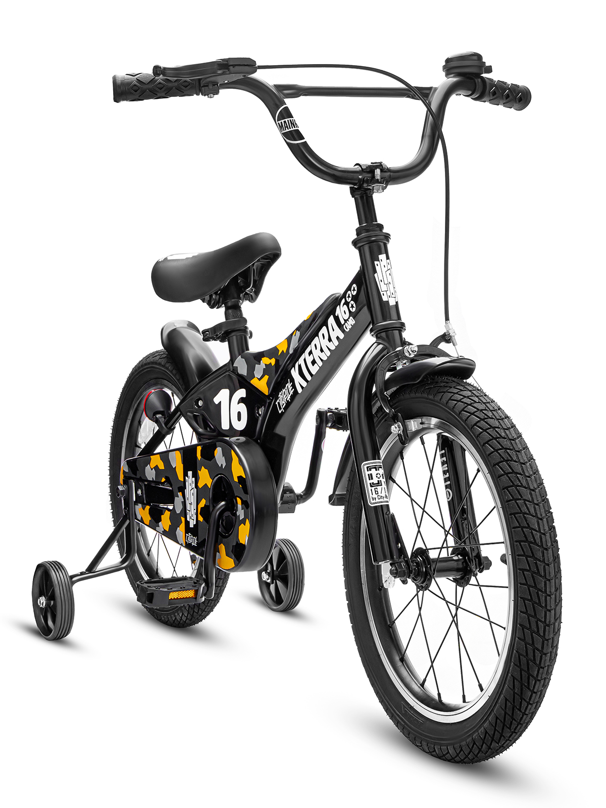 Велосипед детский двухколесный CITYRIDE Revo 16 желтый - фото 5