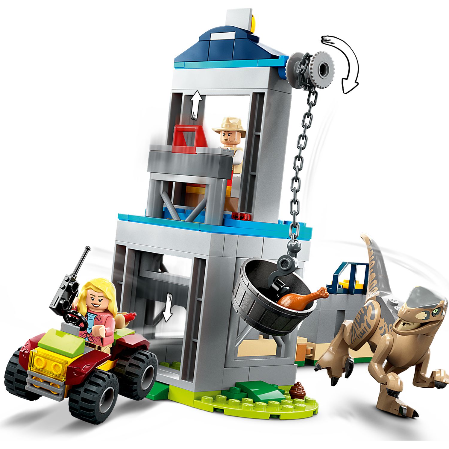 Конструктор LEGO Jurassic World Velociraptor Escape 76957 - фото 4