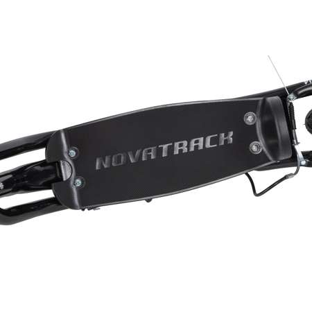 Самокат NOVATRACK для детей STAMP N4 черный