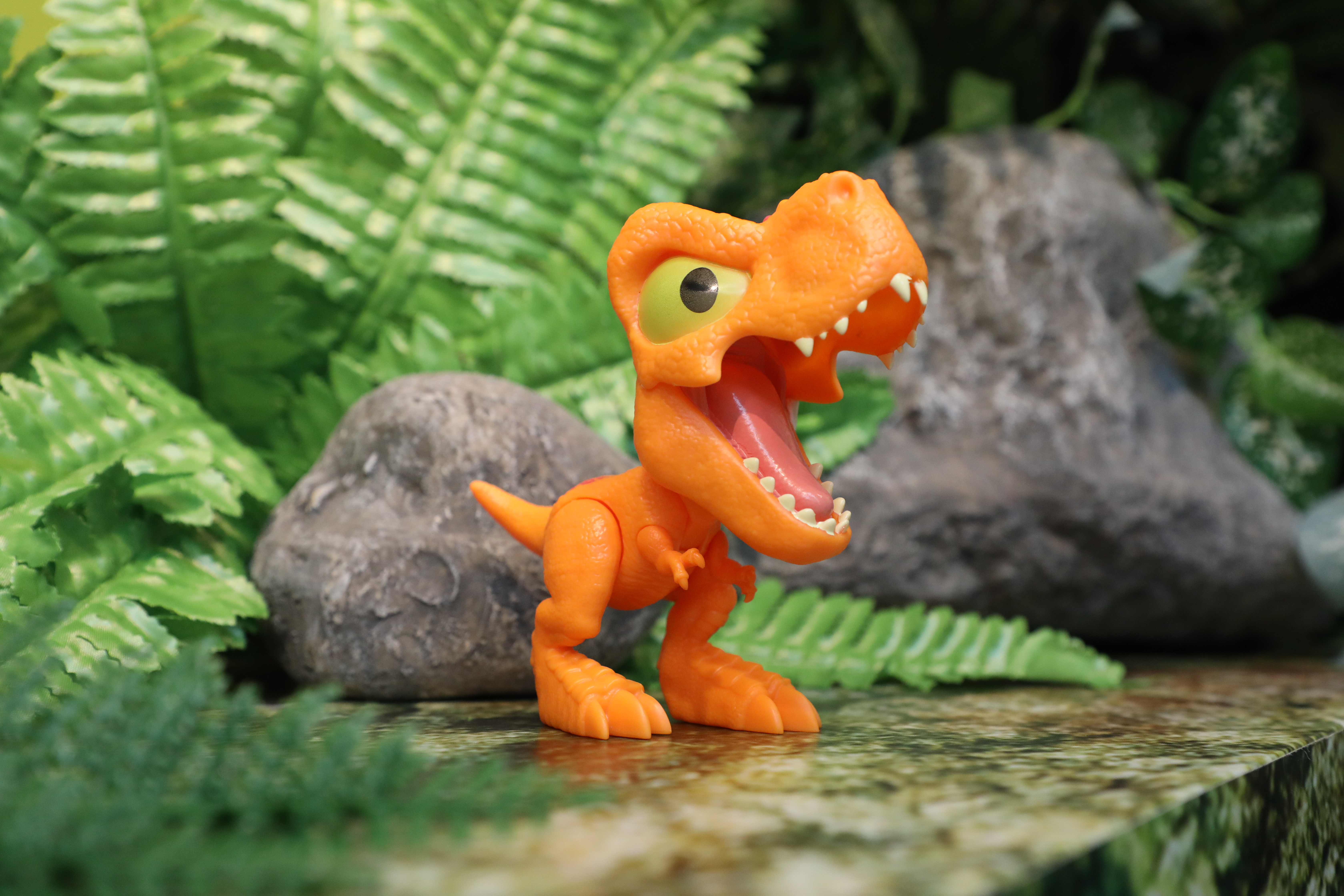 Фигурка динозавра Dinos Unleashed клацающий тираннозавр мини - фото 6