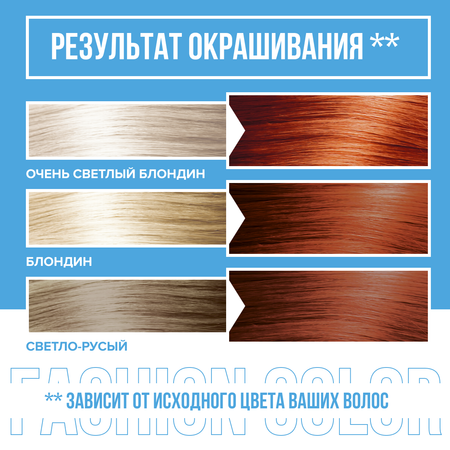 Краска для волос Studio Professional Essem Hair 8.4 Огненно-рыжий Fashion Color 50/50/15 мл