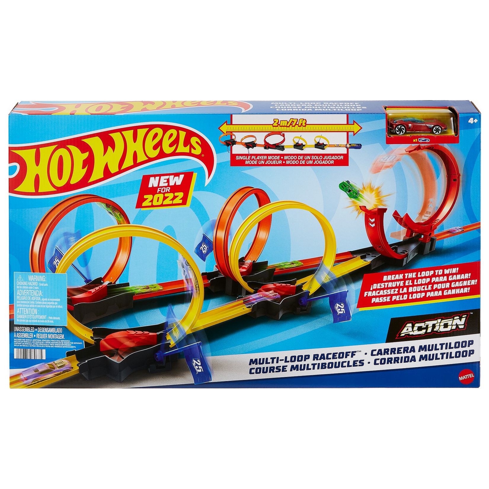 Трек Hot Wheels Гонка с петлями HDR83 - фото 2