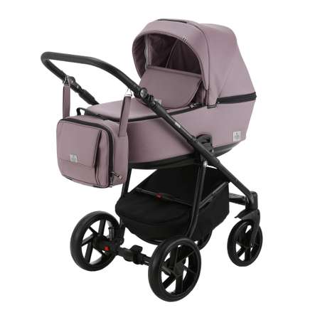 Коляска 2в1 BeBe-mobile Gusto Deluxe GU118 Сиреневая кожа-Сиреневая перфорированная кожа