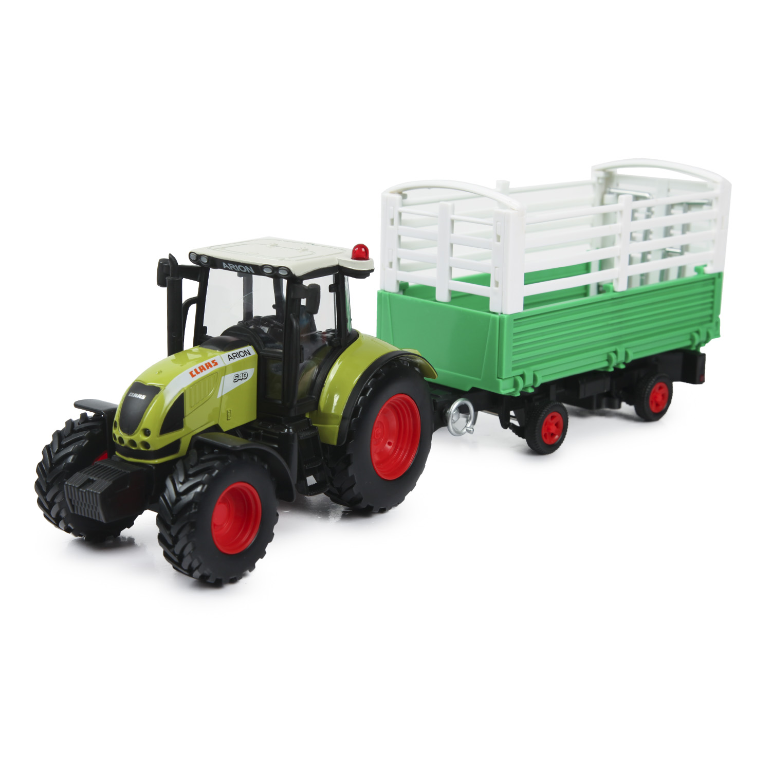 Трактор Mobicaro 1:32 Claas Arion 540 с прицепом 144013 Mobicaro