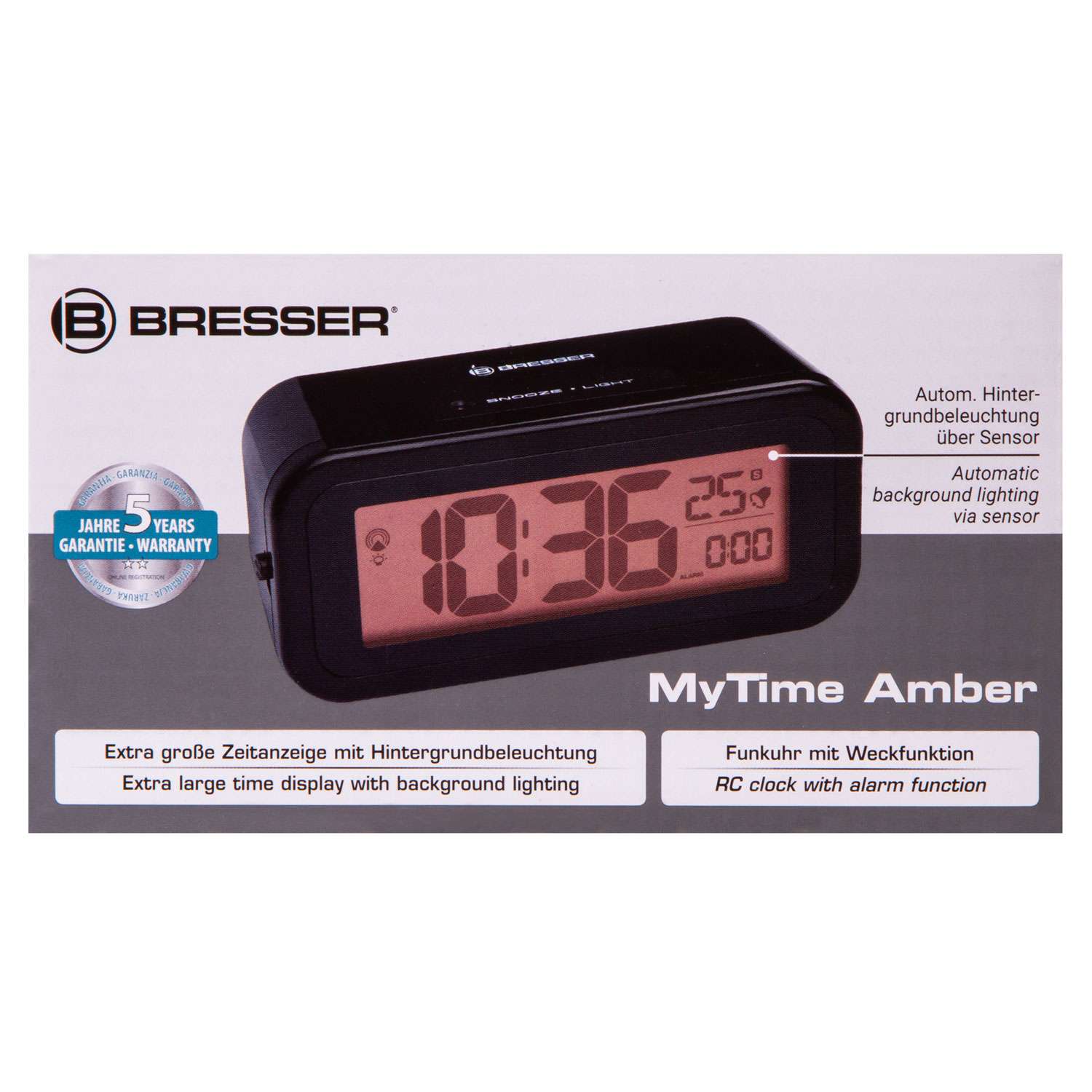 Часы Bresser MyTime Amber черные - фото 11