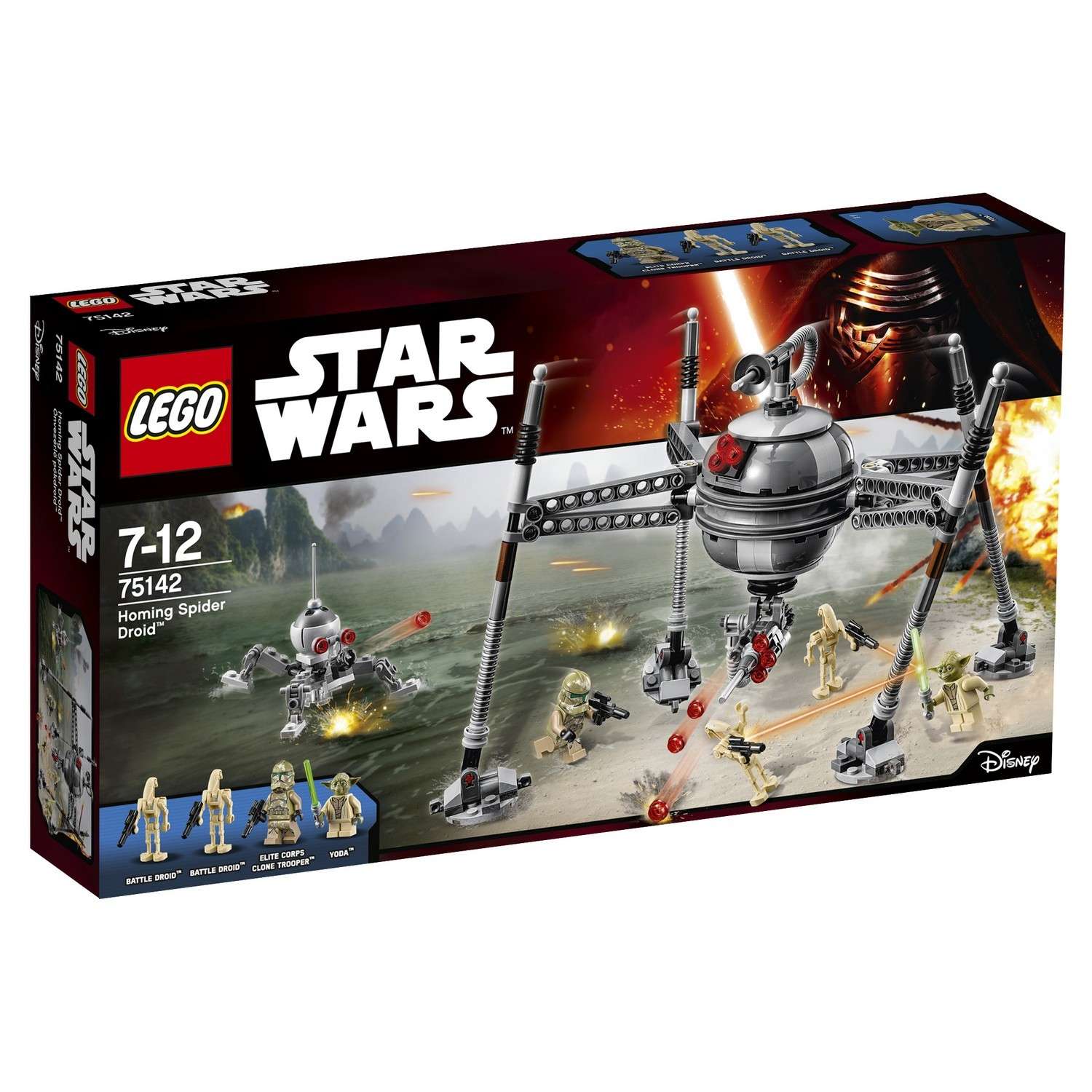 Конструктор LEGO Star Wars TM Самонаводящийся дроид-паук (Homing Spider Droid™) (75142) - фото 2
