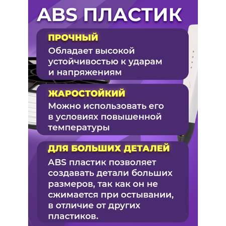 Пластик в катушке Funtasy ABS 1.75 мм 1 кг цвет белый