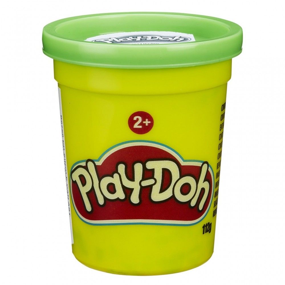 Пластилин Hasbro Play-Doh в банке зеленый 112 г - фото 1