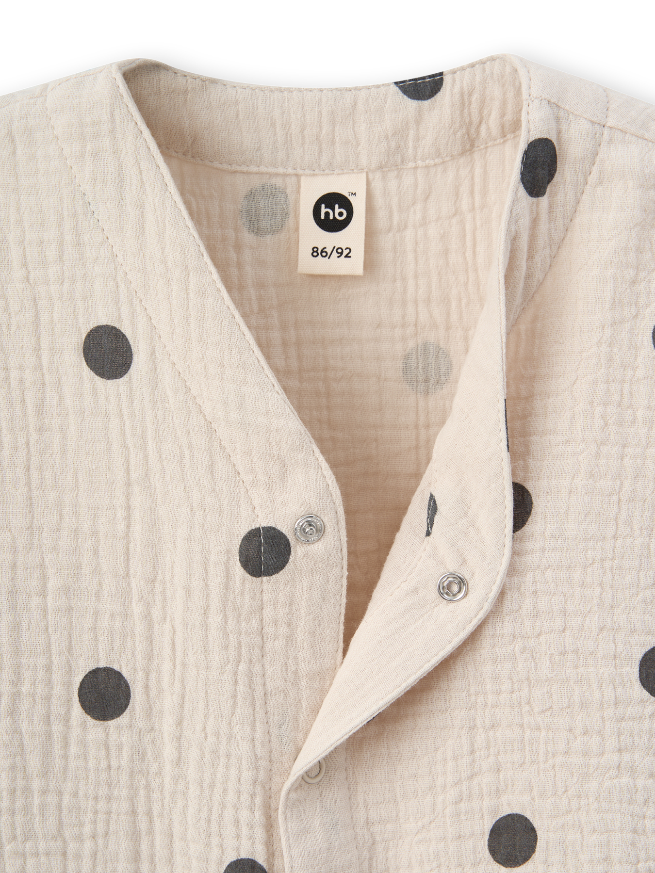 Рубашка Happy Baby 88130-1_beige with dots - фото 6