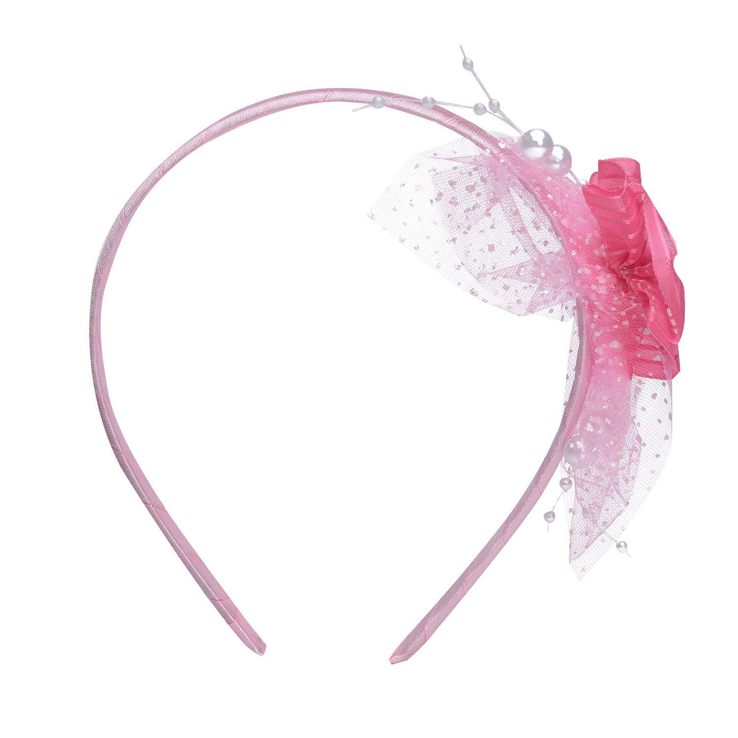 Ободок для волос Florale Розовый (DFL8-01) - фото 1