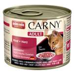 Корм влажный для кошек ANIMONDA 200г Carny Adult с говядиной и сердцем консервированный
