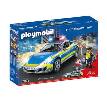 Конструктор PLAYMOBIL Автомобиль Porsche 911 Carrera 4S Полиция