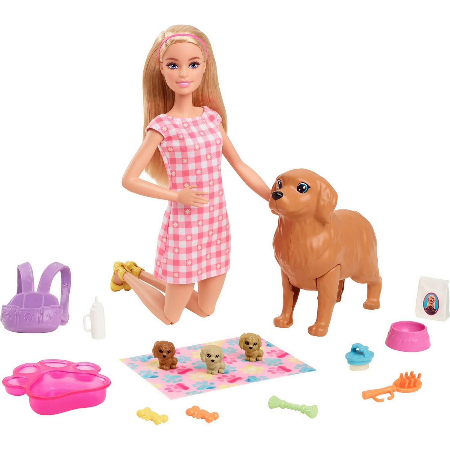 Набор игровой Barbie Новорожденные щенки HCK75 HCK75 - фото 1