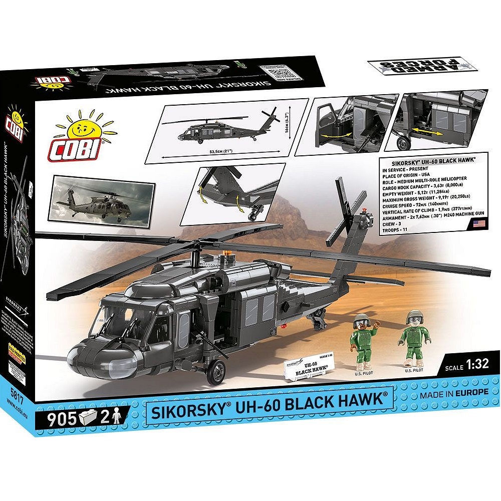 Конструктор COBI Вертолет Sikorsky UH-60 Black Hawk