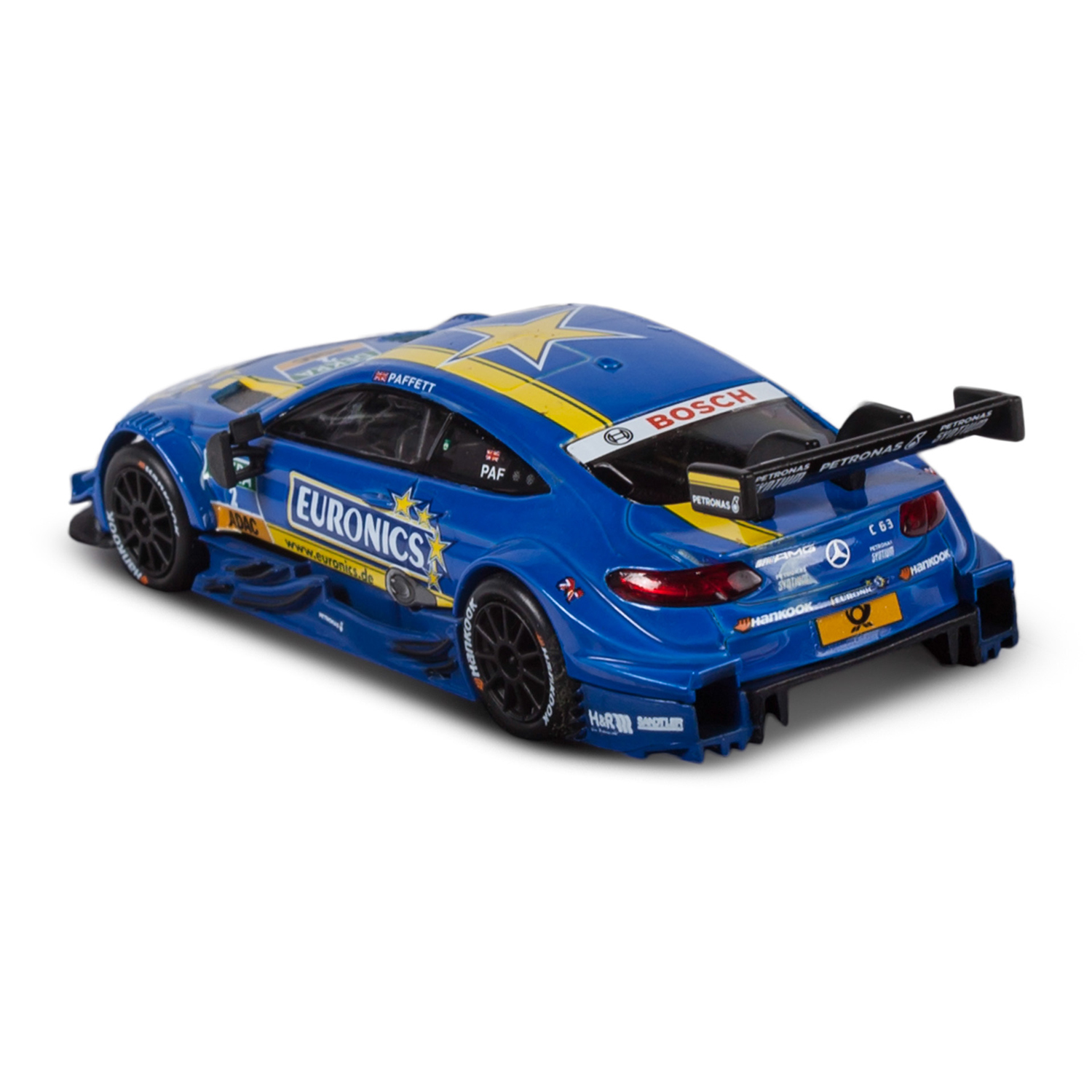 Автомобиль Mobicaro Mercedes AMG C63 DTM 1:43 без механизмов синий 444999(A) - фото 4