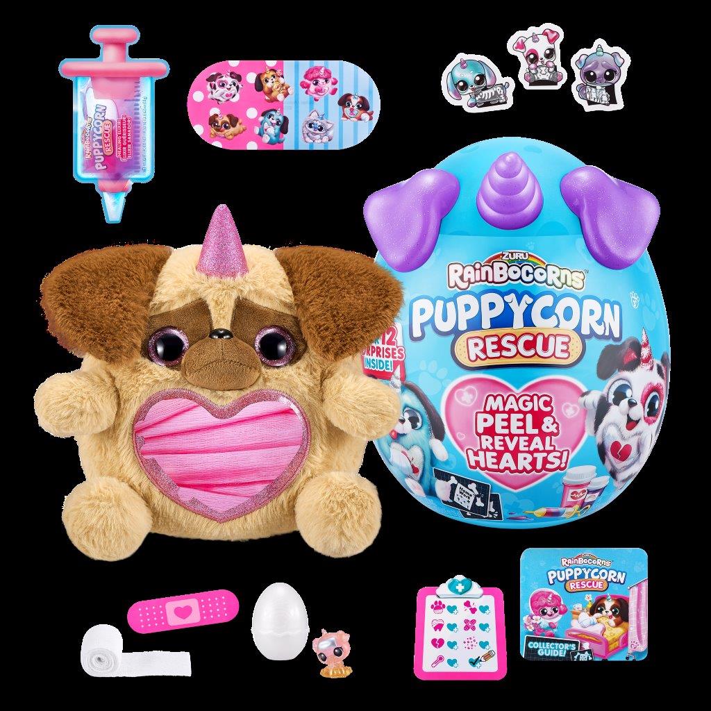 Игрушка сюрприз Zuru Rainbocorns Puppycorn Rescue мини питомец щенок единорог - фото 15