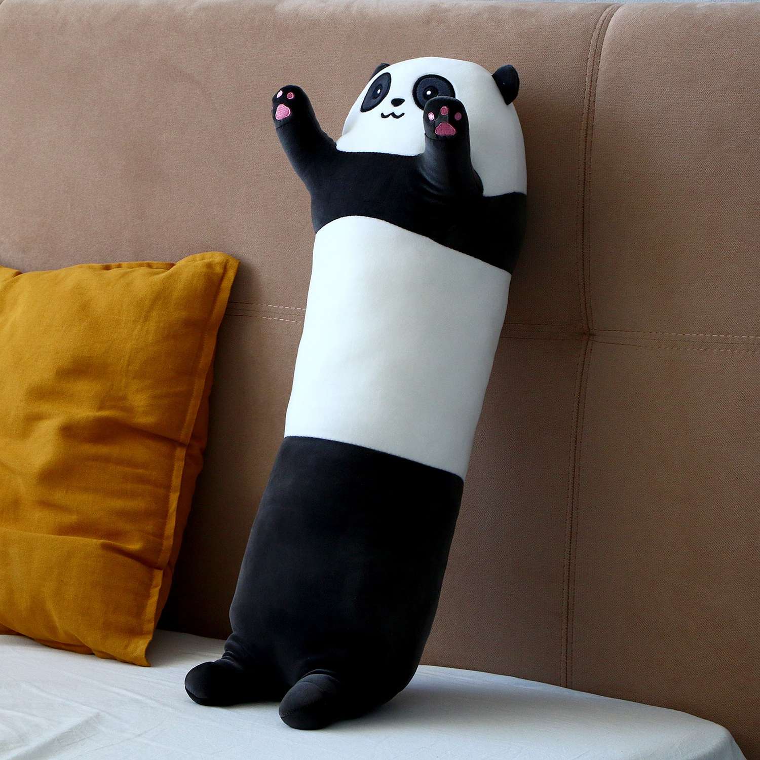 Мягкая игрушка Sima-Land подушка «Панда» 70 см цвет чёрно-белый - фото 2