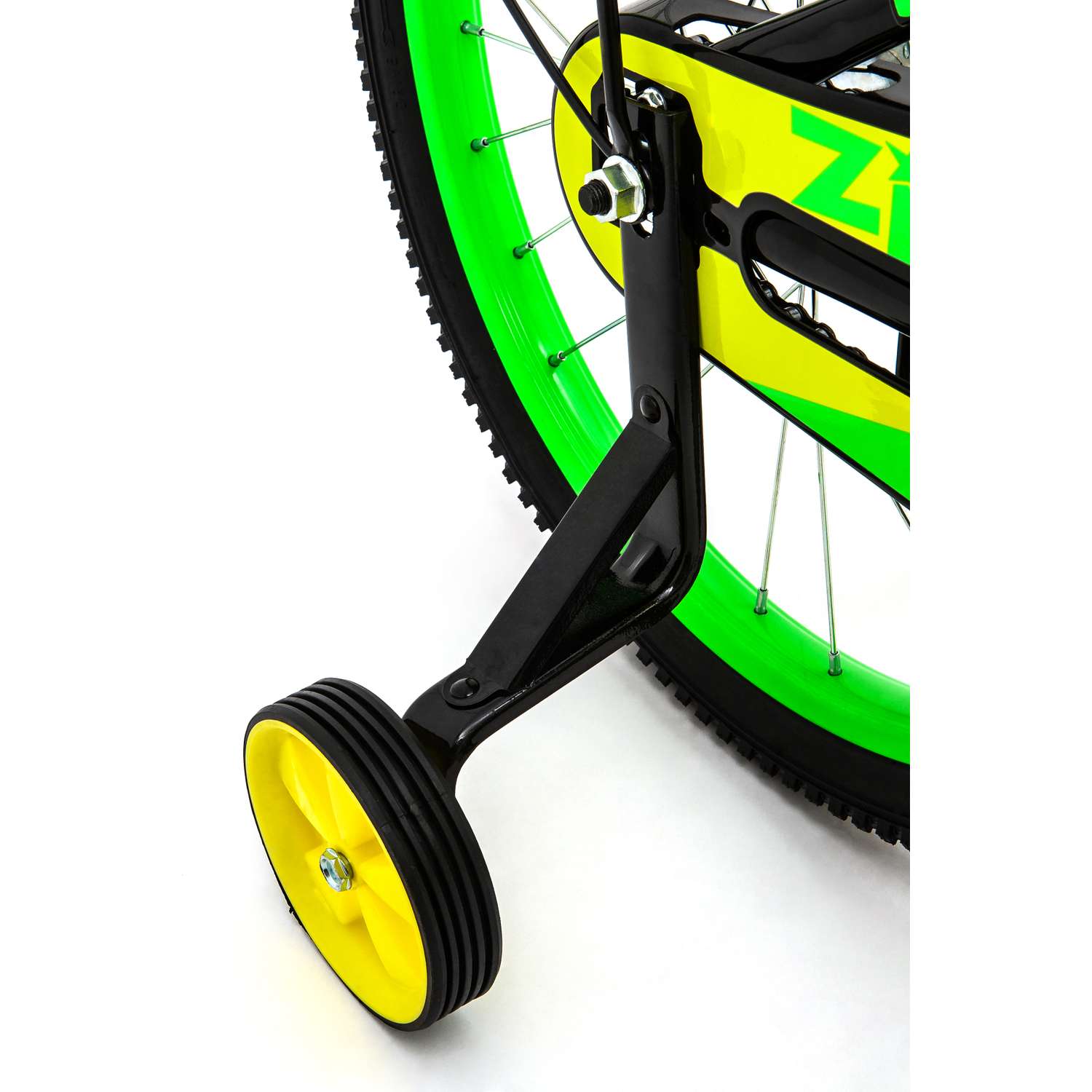 Велосипед ZigZag CLASSIC черный желтый зеленый 20 дюймов - фото 9