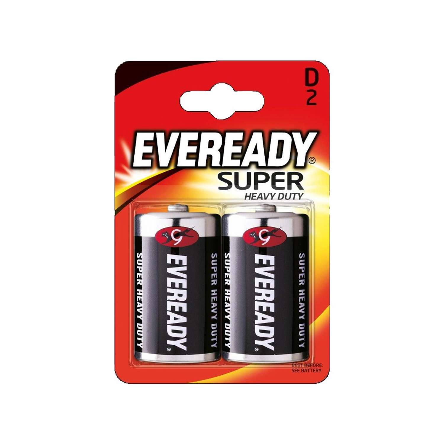 Батарейка Eveready Super HD R20 2хD на блистере - фото 1