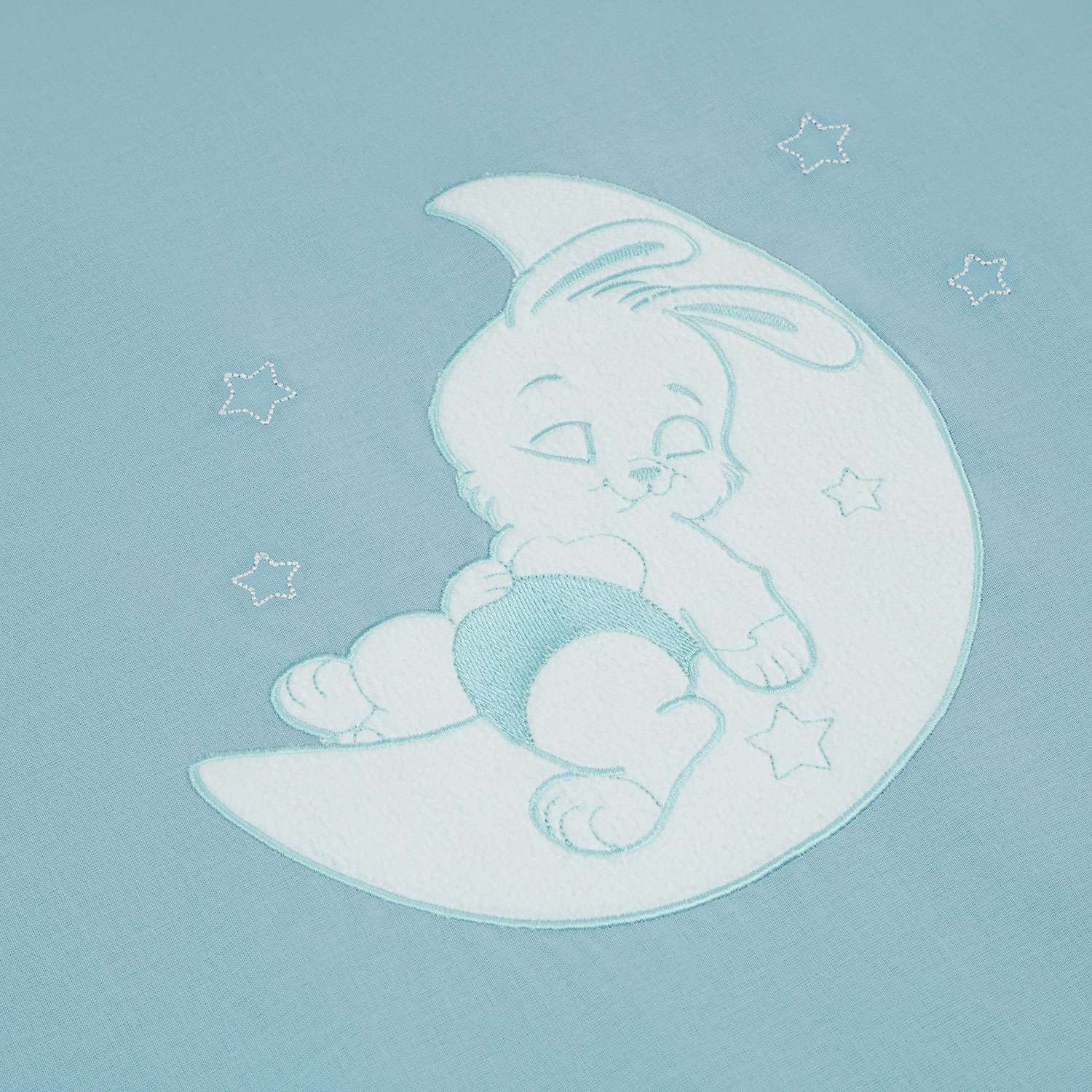 Комплект постельного белья Simplicity Dreams Bunny Night 5 предметов Голубой - фото 8